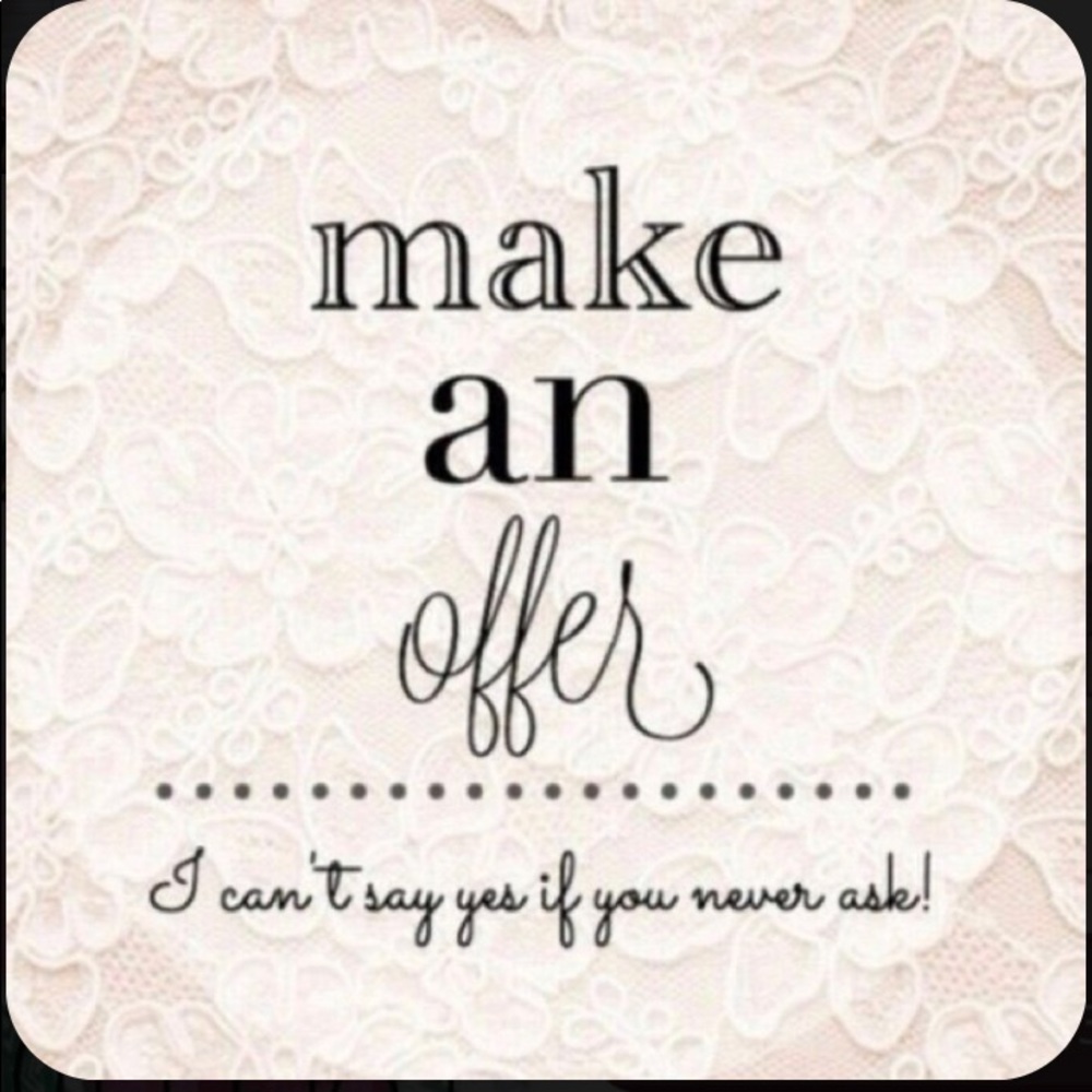 All reasonable offers will be considered!
